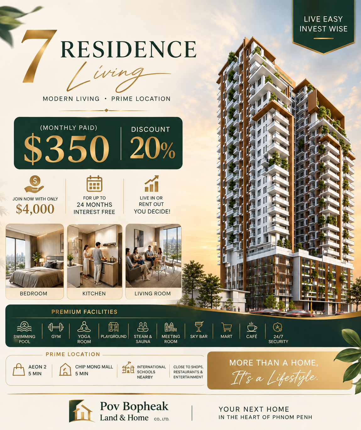 A Condo for Yourself, an Opportunity for the International Market.