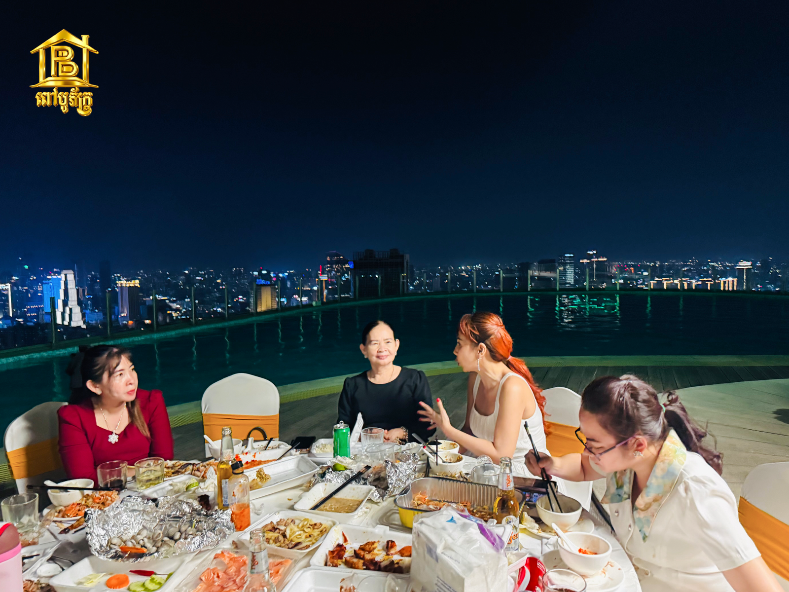 Featuring one of the largest rooftop swimming pools in the area, offering a breathtaking 360° panoramic view of Phnom Penh.